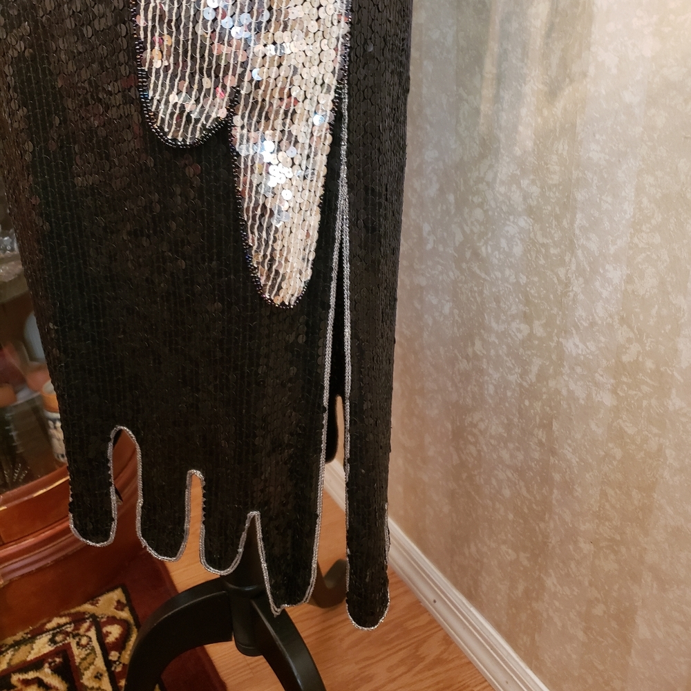 Judith Ann Creations sequin cocktail formal dress - Picture 5 of 10